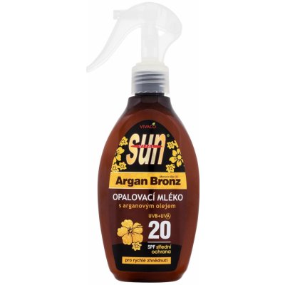 SunVital opalovací mléko SPF20 s arganovým olejem 200 ml – Zboží Mobilmania