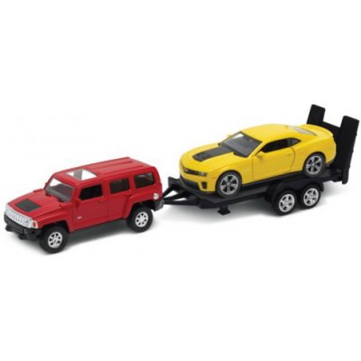 Welly Trailer set Hummer H3Camaro ZL11:34 – Zbozi.Blesk.cz