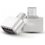 Redukce WG Micro USB na USB s OTG, stříbrná – Sleviste.cz