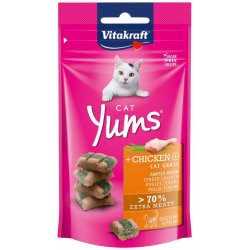 Vitakraft Cat Yums kuřecí maso a kočičí tráva 3 x 40 g