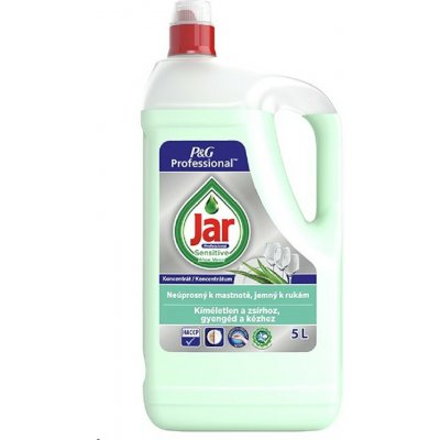 Jar Professional Sensitive Koncentrovaný Tekutý Prostředek Na Mytí Nádobí 5 l – Hledejceny.cz