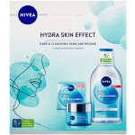 Nivea Hydra Skin Effect denní gelový krém 50 ml + micelární voda 400 ml dárková sada – Zbozi.Blesk.cz