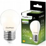 Lumiled LED žárovka P45 E27 7W = 60W 770lm 4000K Neutrální bílá 360° Filament Mléčná – Hledejceny.cz