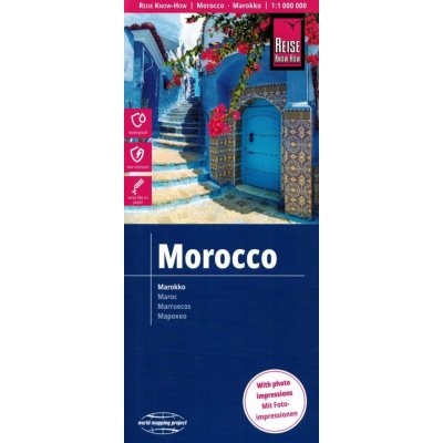 Maroko mapa odolná