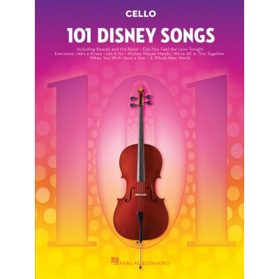 Walt Disney Noty pro cello 101 Disney Songs