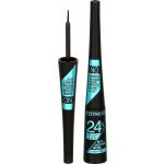 Catrice 24h Brush Liner Waterproof tekuté oční linky Waterproof 010 Ultra Black 3 ml – Zboží Dáma