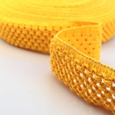 Guma pletená 5 cm žlutá – Zboží Mobilmania