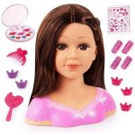 Bayer Česací hlava Charlene Super Model brunetka – Zboží Mobilmania