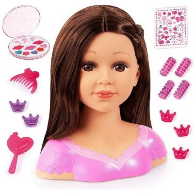 Bayer Česací hlava Charlene Super Model brunetka – Zboží Mobilmania