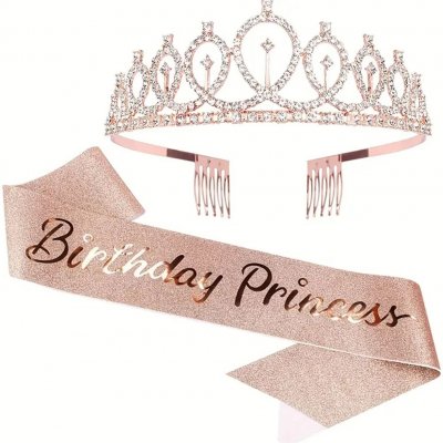 ptakoviny.cz Sada Happy Birthday Girl šerpa + korunka – Hledejceny.cz