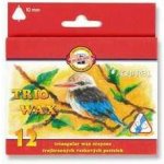 KOH-I-NOOR Voskovky trojúhelníkové 10mm "Aquarell" 12ks – Hledejceny.cz