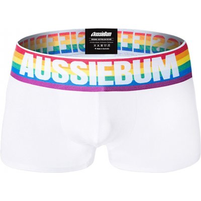 AussieBum duhové boxerky AussieBum Pride Hipster White – Zboží Mobilmania