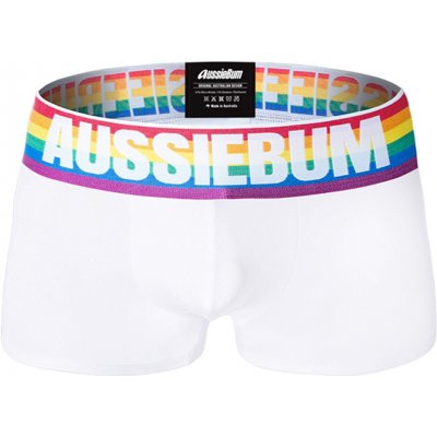 AussieBum duhové boxerky AussieBum Pride Hipster White