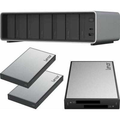 Lexar Professional Workflow Pro with Thunderbolt4 uplink I with SD/microSD reader and 2x2TB, LPWF800/710/2x502T – Zboží Mobilmania