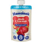 Hamánek kapsička Jahoda jablko s tvarohem 100 g – Sleviste.cz