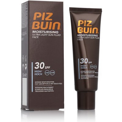 Piz Buin Ultra Light Dry Touch Face Fluid SPF30 50 ml – Zboží Mobilmania