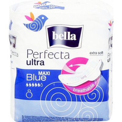 Bella Perfecta Slim Maxi Blue dámské vložky 8 ks