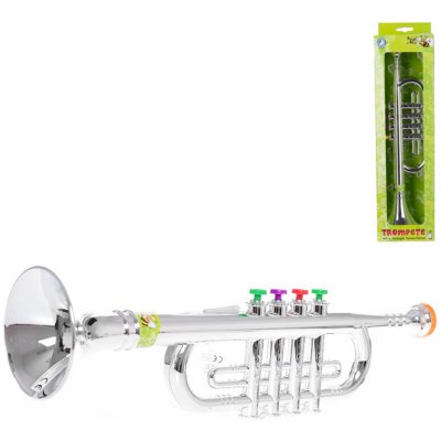 BONTEMPI Trumpeta dětská stříbrná 4 klapky – Hledejceny.cz