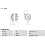 generátor BOSCH 0 986 041 970