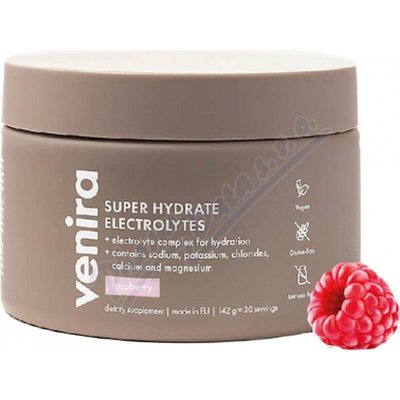 VENIRA super hydrate elektrolyty, malina 142 g – Hledejceny.cz
