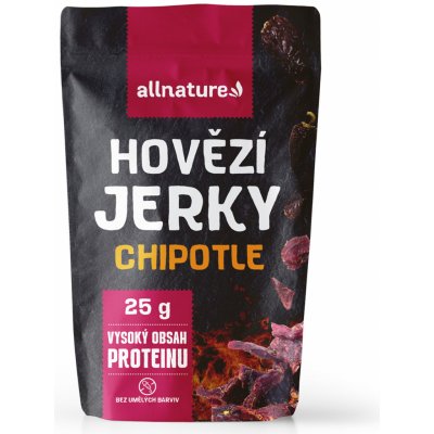 Allnature Beef Chipotle Jerky 25 g – Zbozi.Blesk.cz