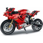iM.Master Stavebnice motorka červená 32,2x10x16,6 cm – Zboží Živě