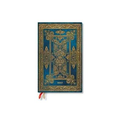 Blue Luxe Maxi Horizontal Hardcover 12 Month Weekly Planner, 160pg, 100gsm by Paperblanks Luxe Design 2027 – Zboží Mobilmania