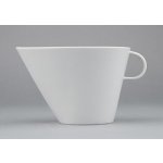 Český porcelán Bohemia Omáčník porcelánový bílý Hotelový s hubičkou velký 0,34l – Zboží Dáma