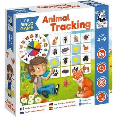 Captain Smart Chytré bingo po stopách zvířat – Zboží Živě