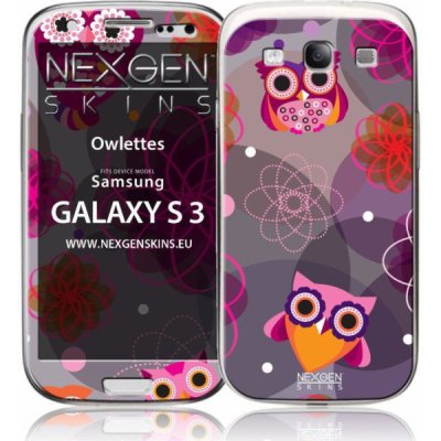 Nexgen Skins Sada skinů pro s 3D efektem Samsung GALAXY S III Owlettes 3D