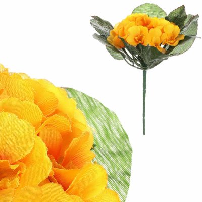 Petrklíč , žlutá barva Květina umělá S6029-YEL, cena za 1 kus – Zboží Mobilmania