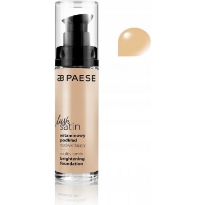 Paese Lush Satin rozjasňující podkladová báze 31 Warm Beige 30 ml – Zboží Dáma