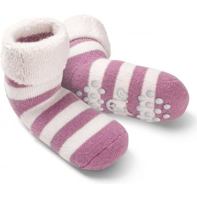 Kreibich&Fellhof Dětské ponožky ALPAKA ABS růžová – Zbozi.Blesk.cz