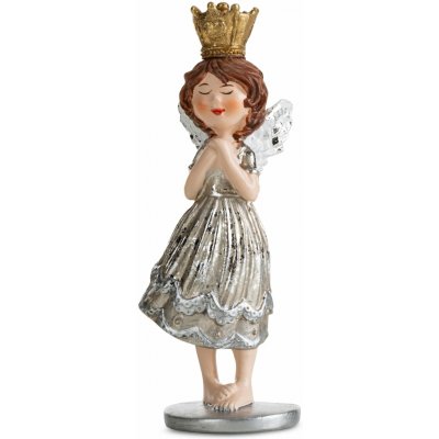 EUROFIRANY SADA 4 KS VÁNOČNÍ DEKORAČNÍ FIGURKA ANGEL 11 CM VÍCEBAREVNÁ – Hledejceny.cz