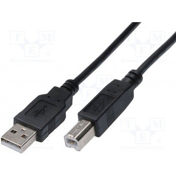 Assmann AK-300102-018-S USB 2.0 USB A vidlice, USB B vidlice niklovaný, 1,8m