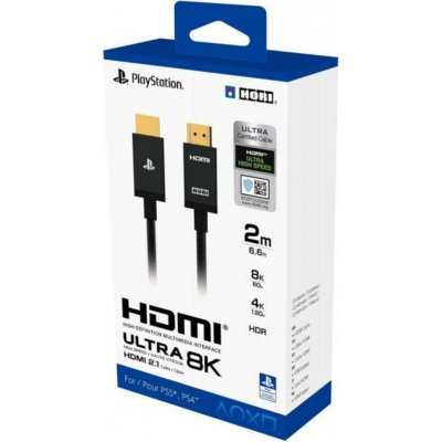 HORI PS5 HDMI 2.1 Ultra High Speed 8K 4K HDR 2 m – Zboží Živě