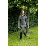 HORZE Dámská jezdecká nepromokavá bunda Jadine khaki – Zboží Dáma
