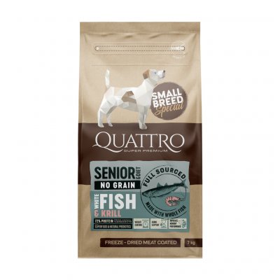 Quattro SB Senior/Dieta Ryby&Krill 7 kg – Zboží Mobilmania