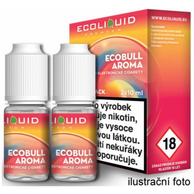 Ecoliquid Premium 2Pack Ecobull 2 x 10 ml 18 mg – Zboží Mobilmania