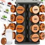 Karl Hausmann Otočný stojan na koření kovový se 16 ks – Hledejceny.cz