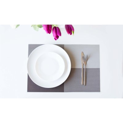 Jahu collections prostírání Deluxe Aida tmavě hnědá 30x45cm – Sleviste.cz