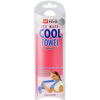 N.rit Cool Towel Single růžová 100 x 20 cm