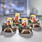 Weltbild Adventní svícny, sada 4 ks – Zboží Dáma