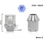 Kolová matice M14x1,5 Ford, kužel, klíč 21, DF03F, uzavřená, výška 35 mm – Zboží Mobilmania