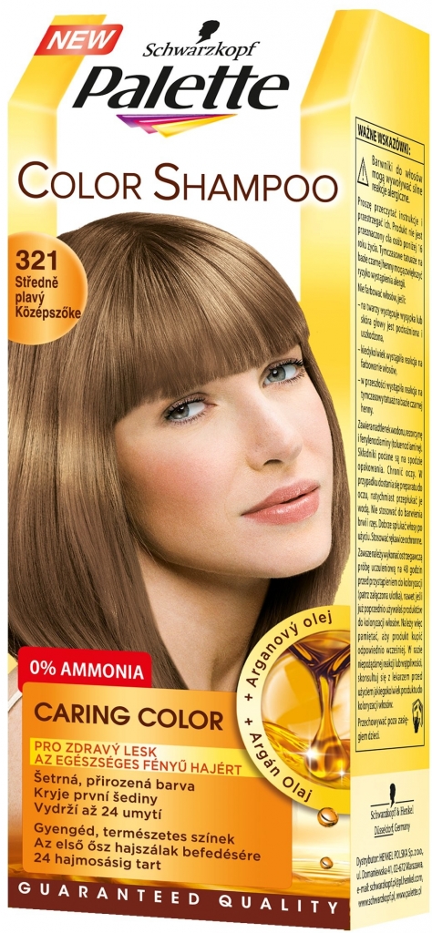 Pallete Color Shampoo středně plavá 321 od 66 Kč - Heureka.cz