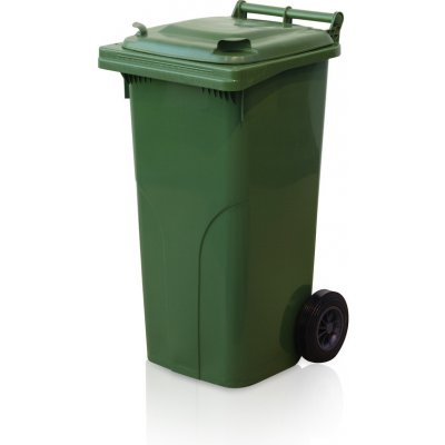 Contenur popelnice plastová 120 L, zelená – Zboží Mobilmania