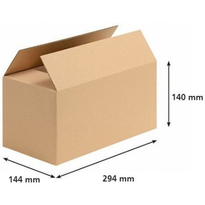 Obaly KREDO Kartonové krabice 294 x 144 x 140 mm 3VVL – Zboží Živě