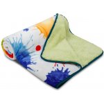 Sleep-well Dětská deka OVEČKA AKVAREL KAŇKY se smetanovým plyšem – Zboží Mobilmania