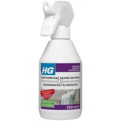 HG odstraňovač skvrn od potu a deodorantů 250 ml – Zboží Mobilmania