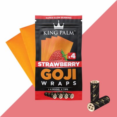 King Palm Goji Wraps Strawberry 4 ks – Zboží Mobilmania